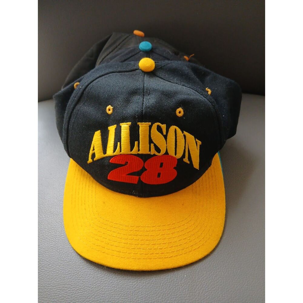 Vintage Davey Allison Nascar Number 28 Texaco Snapback Hat